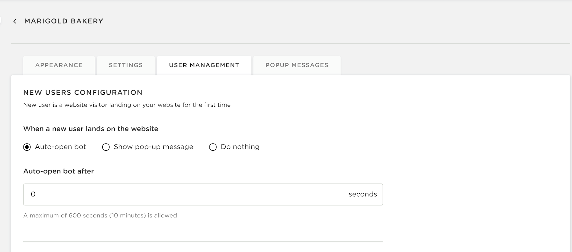 Screen Shot 2023-01-13 at 5.37.12 PM.png Web Widget behavior settings for new users